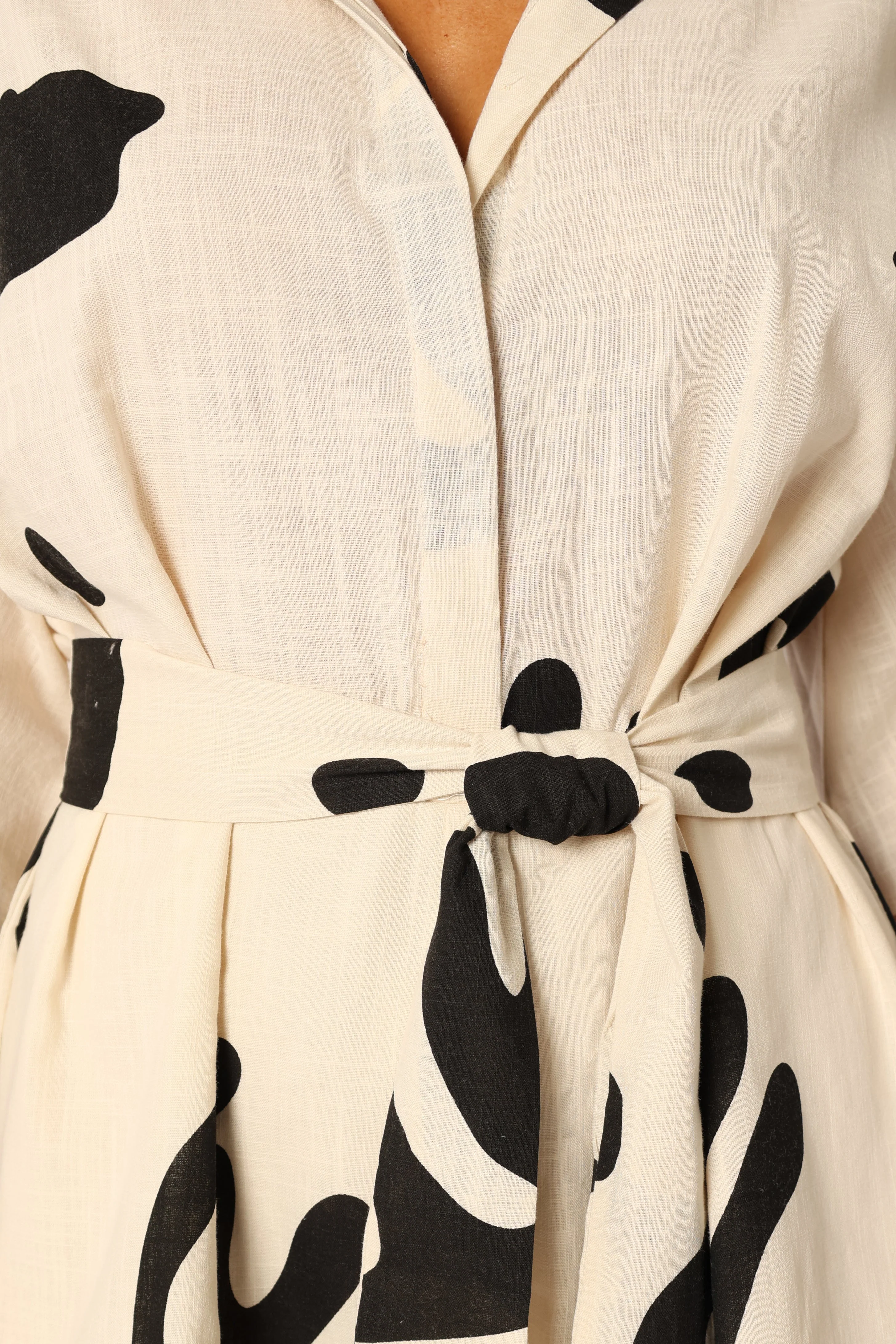 Kellie Romper - Beige Black-Rgtroy