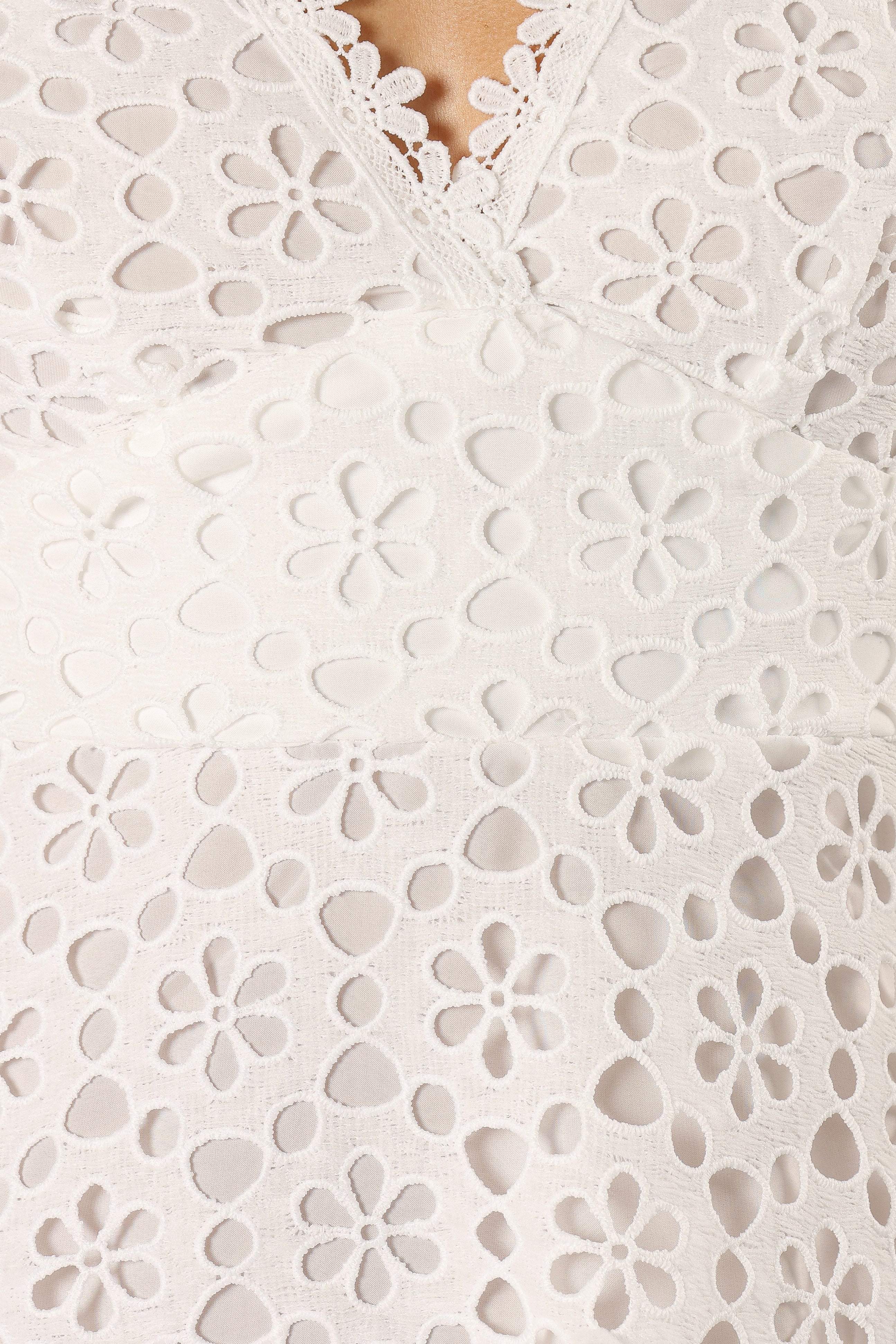 Camellia Midi Dress - White-Rgtroy