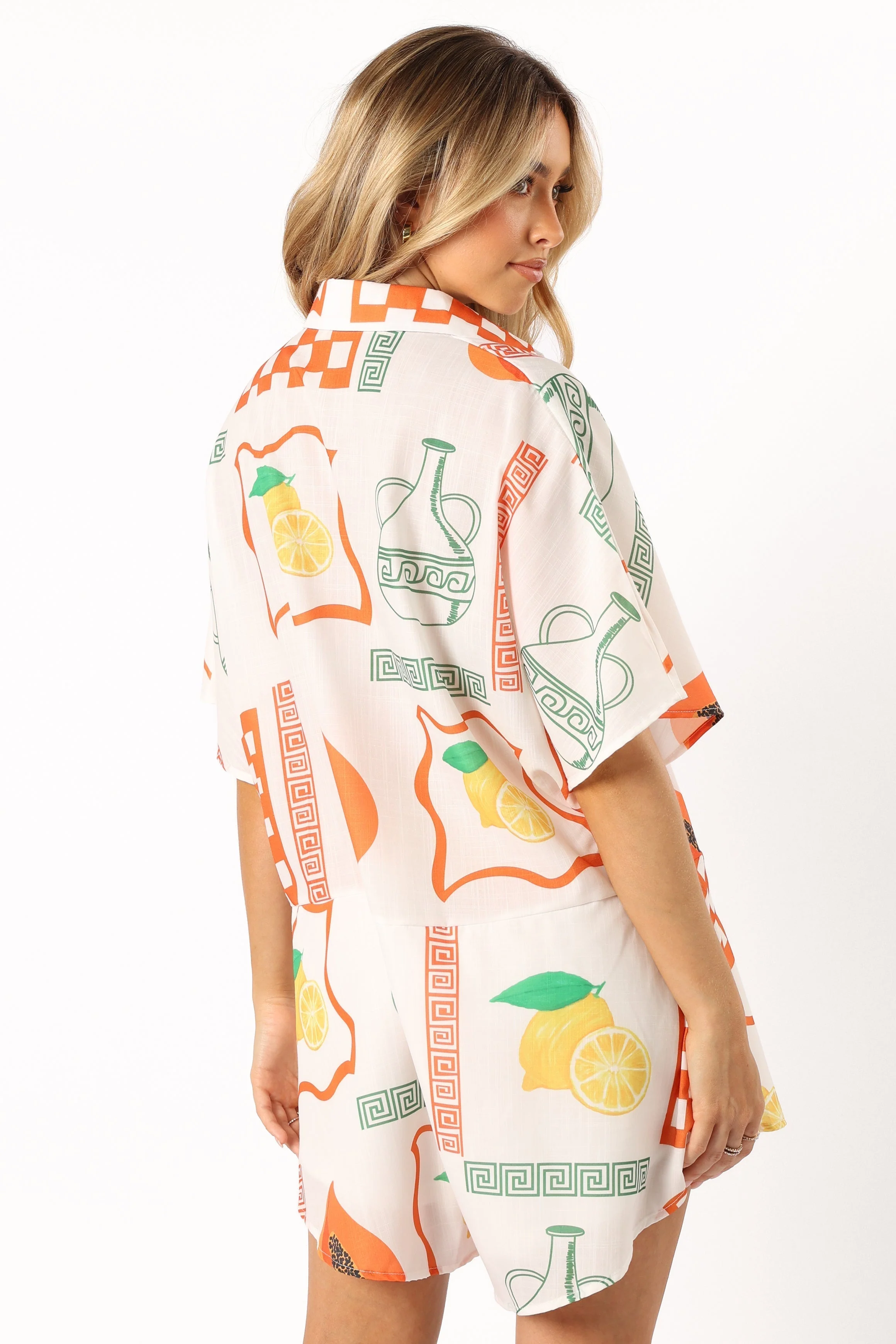 Sebastian Romper - White Orange-Rgtroy