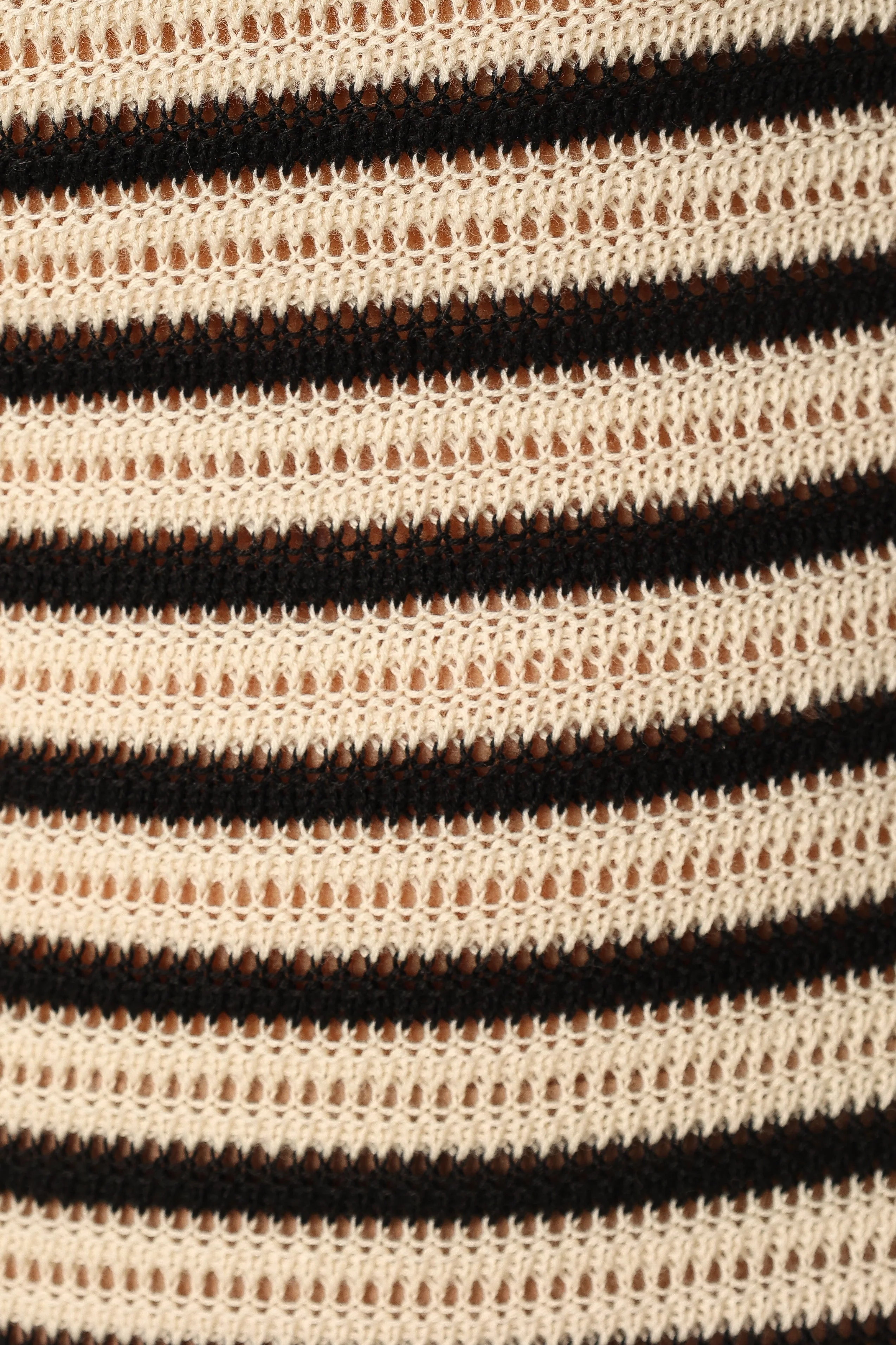 Cherie Knit Maxi Dress - Sand Black-Rgtroy