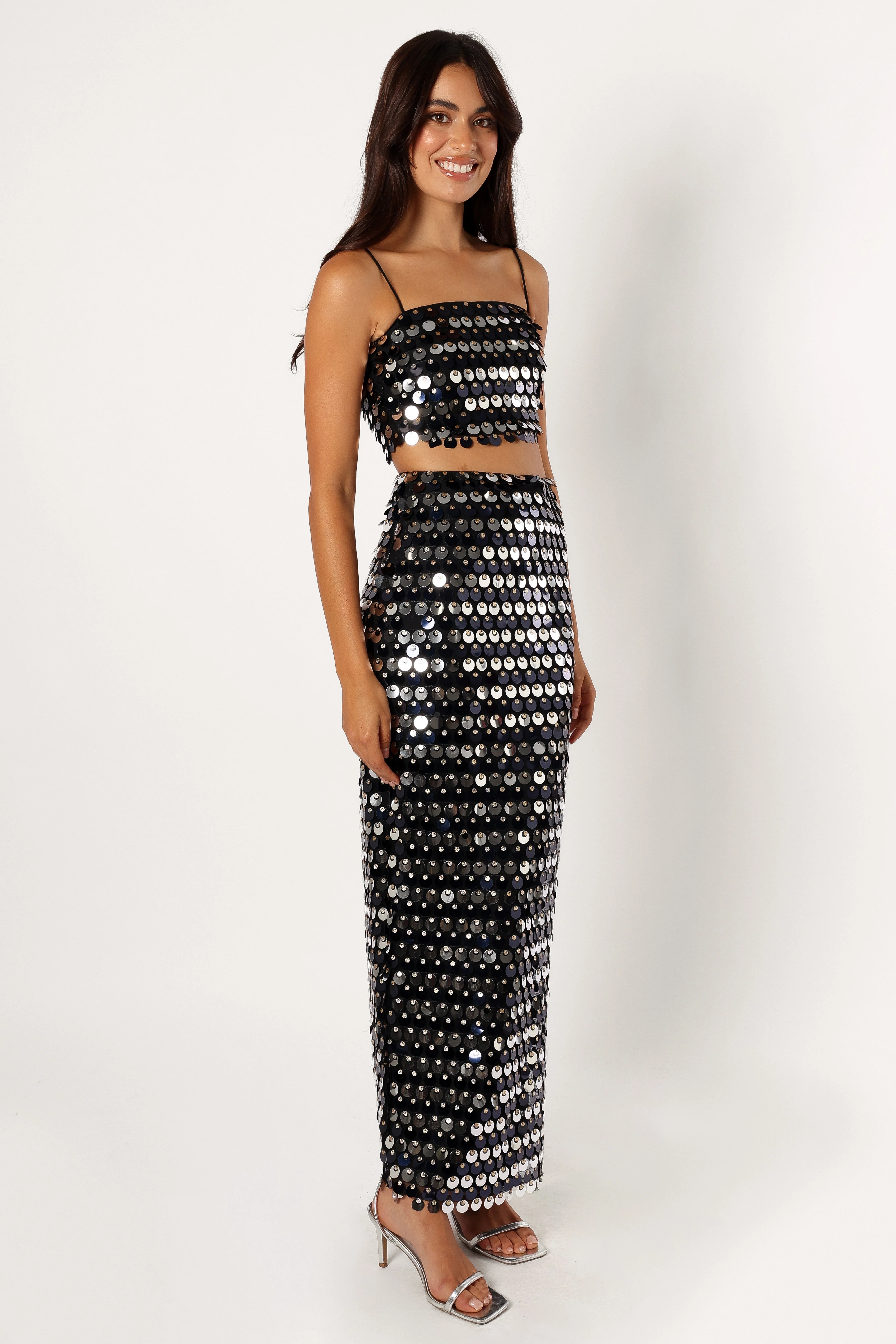 Cortez Crop Top - Black-Rgtroy