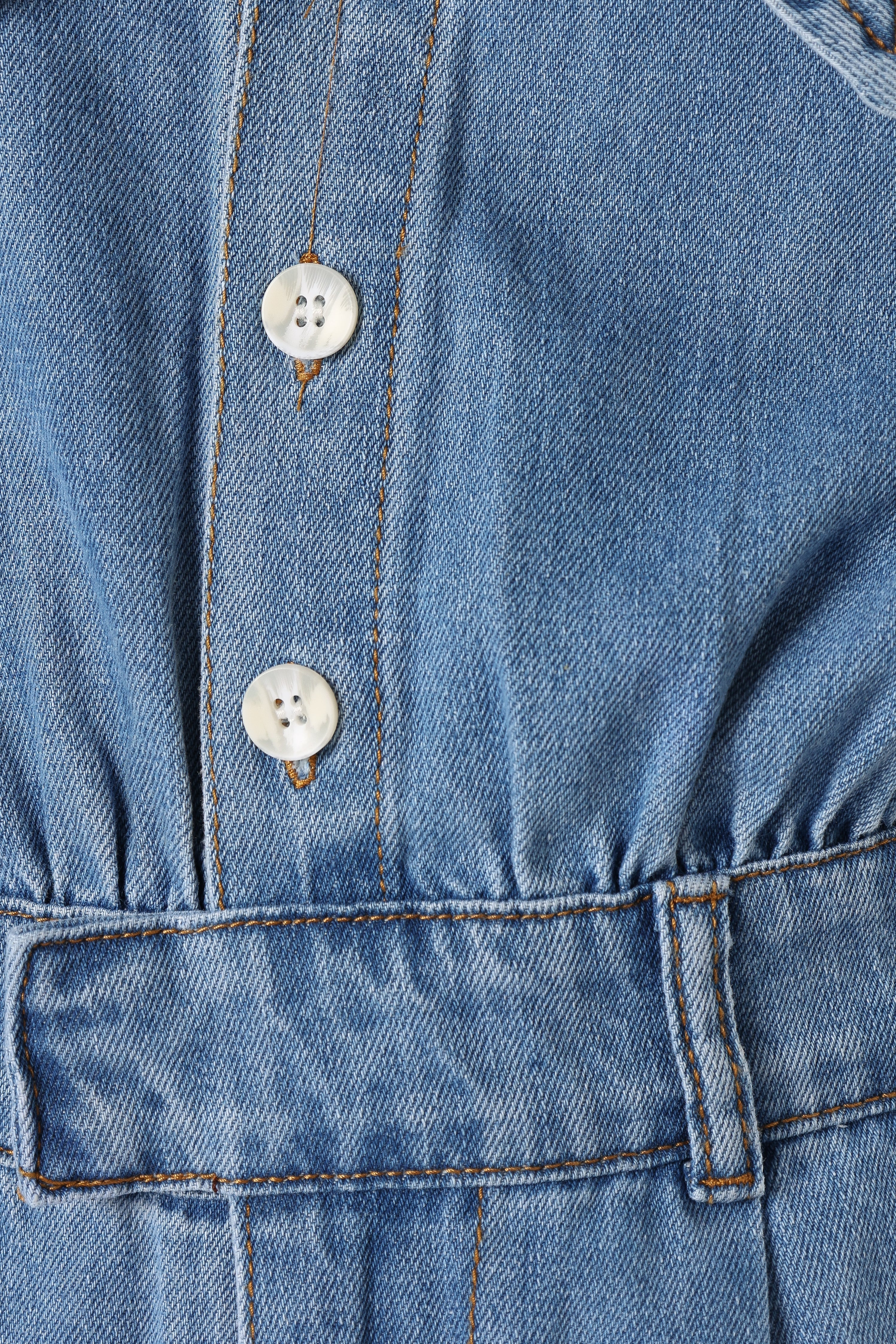 Harry Romper - Medium Denim-Rgtroy