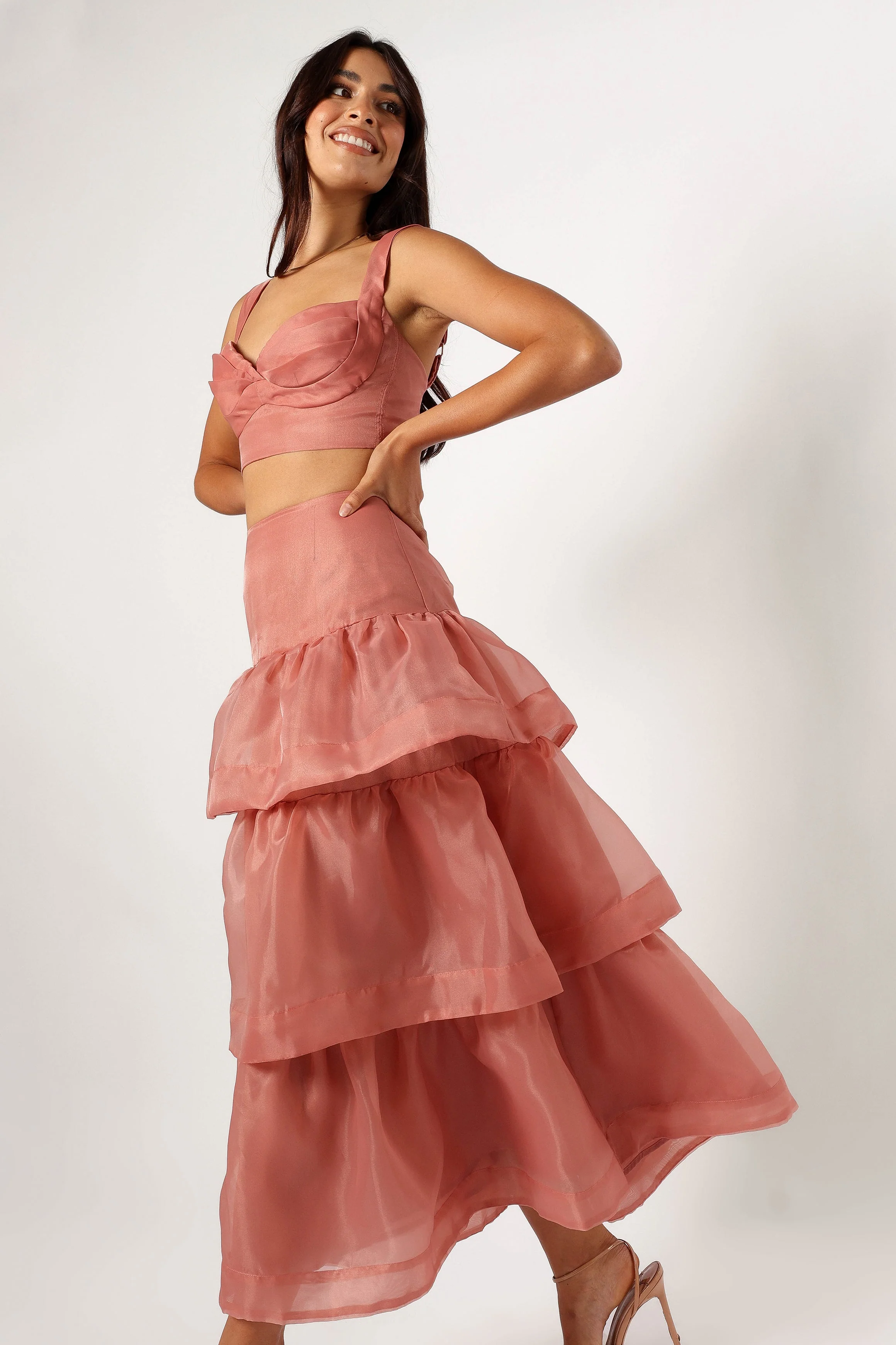 Florence Skirt Set - Dusty Rose-Rgtroy