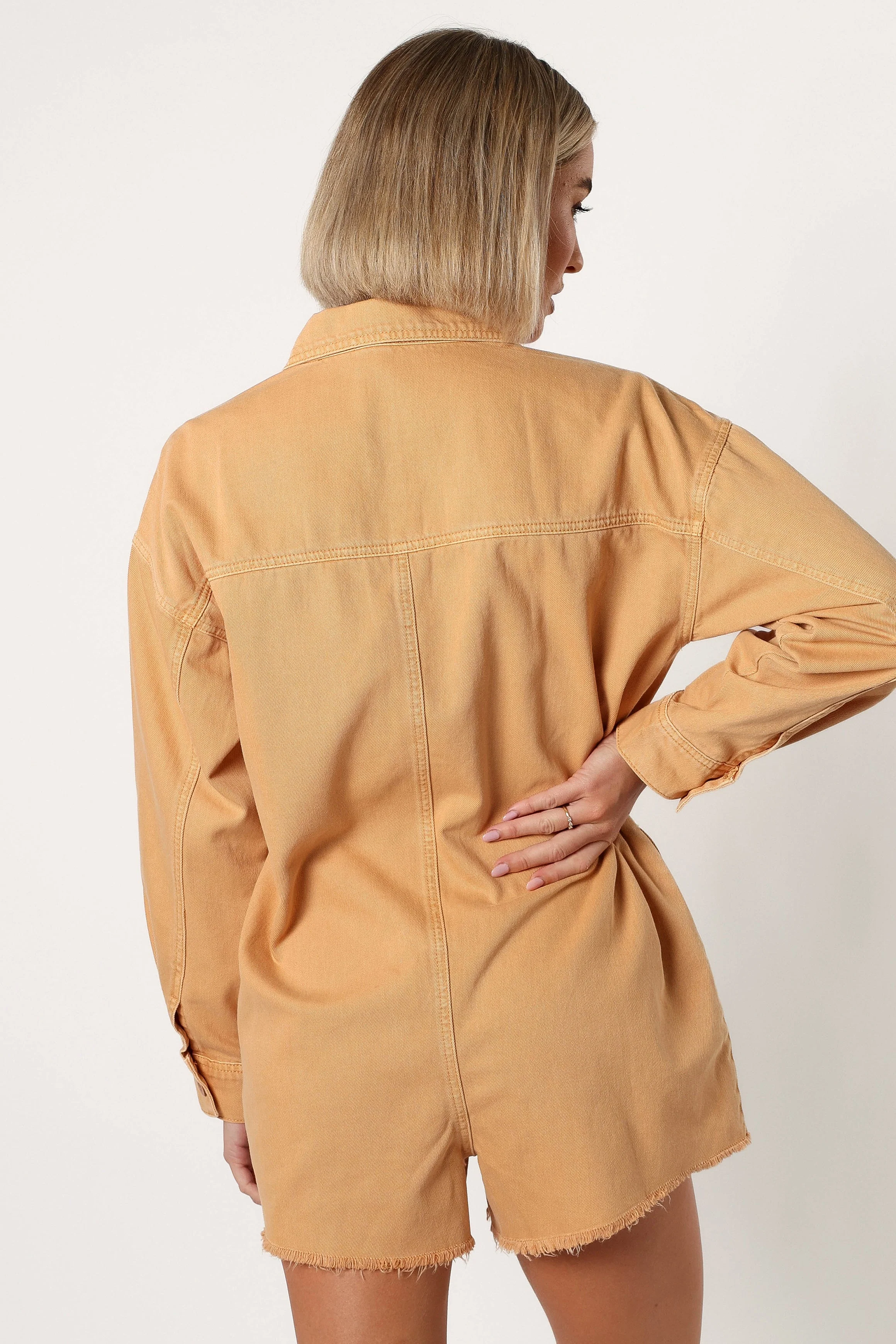 Pollyanna Romper - Tan-Rgtroy