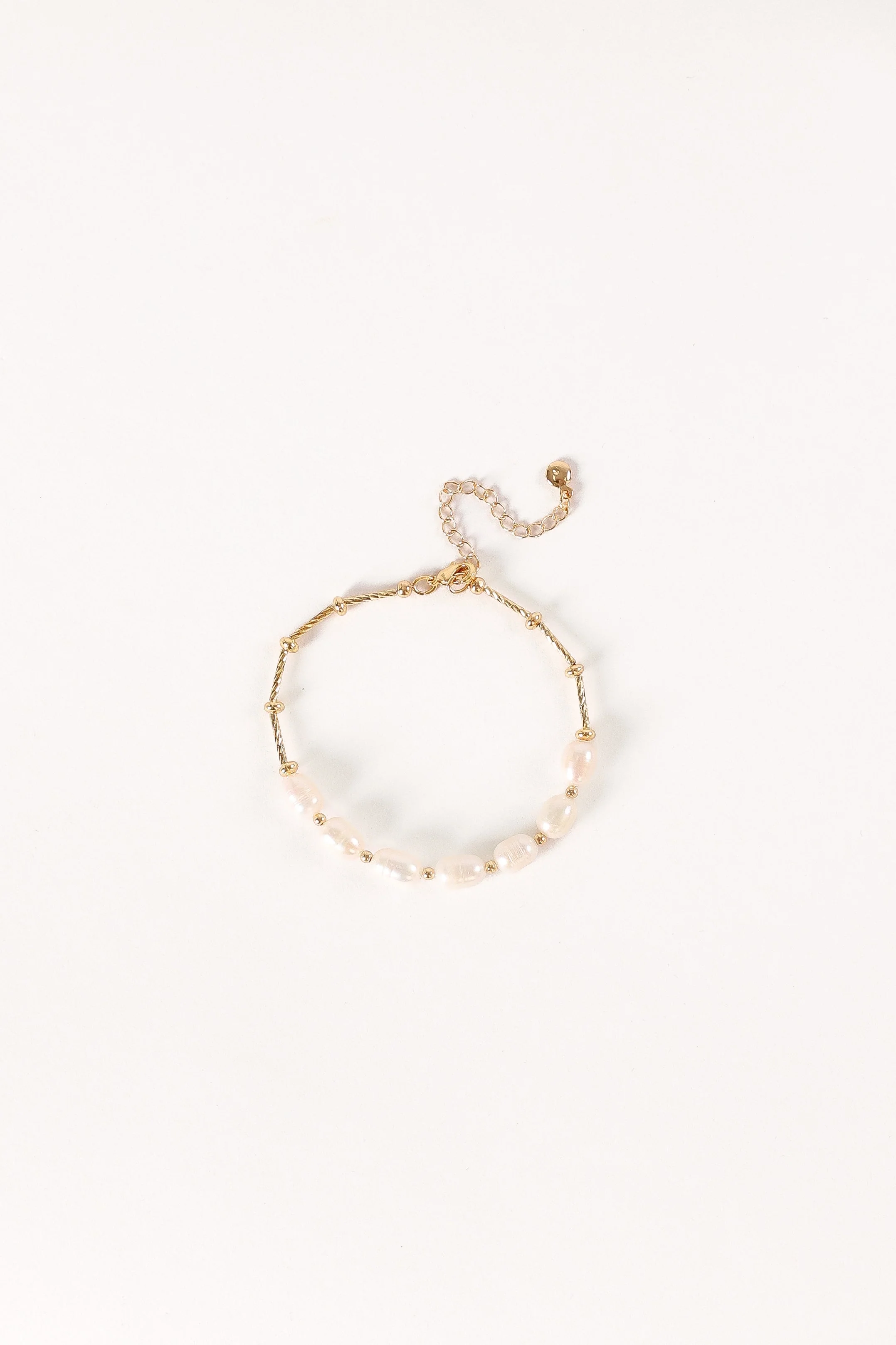 Ren Pearl Bracelet - Gold-Rgtroy