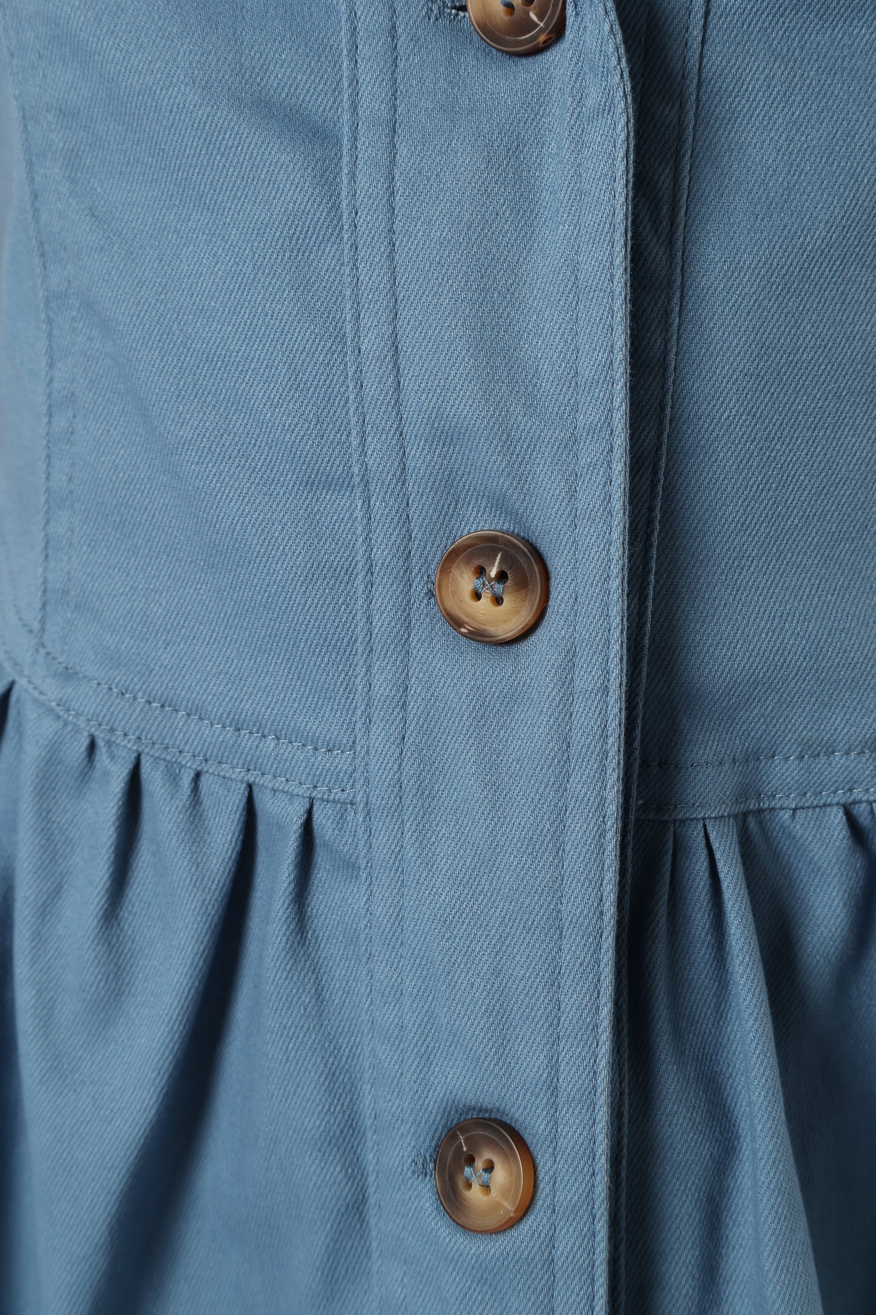 Sonja Midi Dress - Steel Blue-Rgtroy