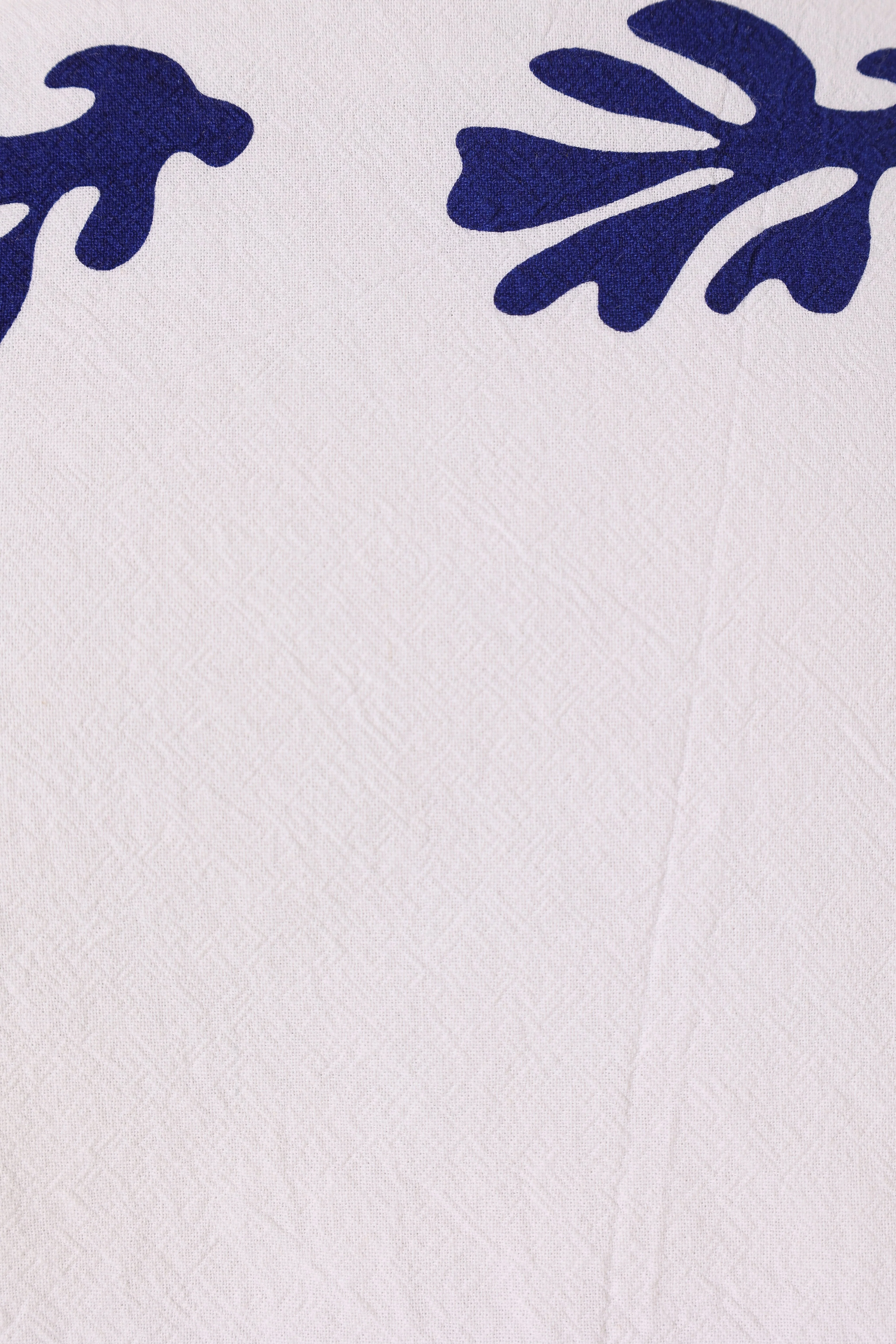 Amalia Top - White Blue-Rgtroy