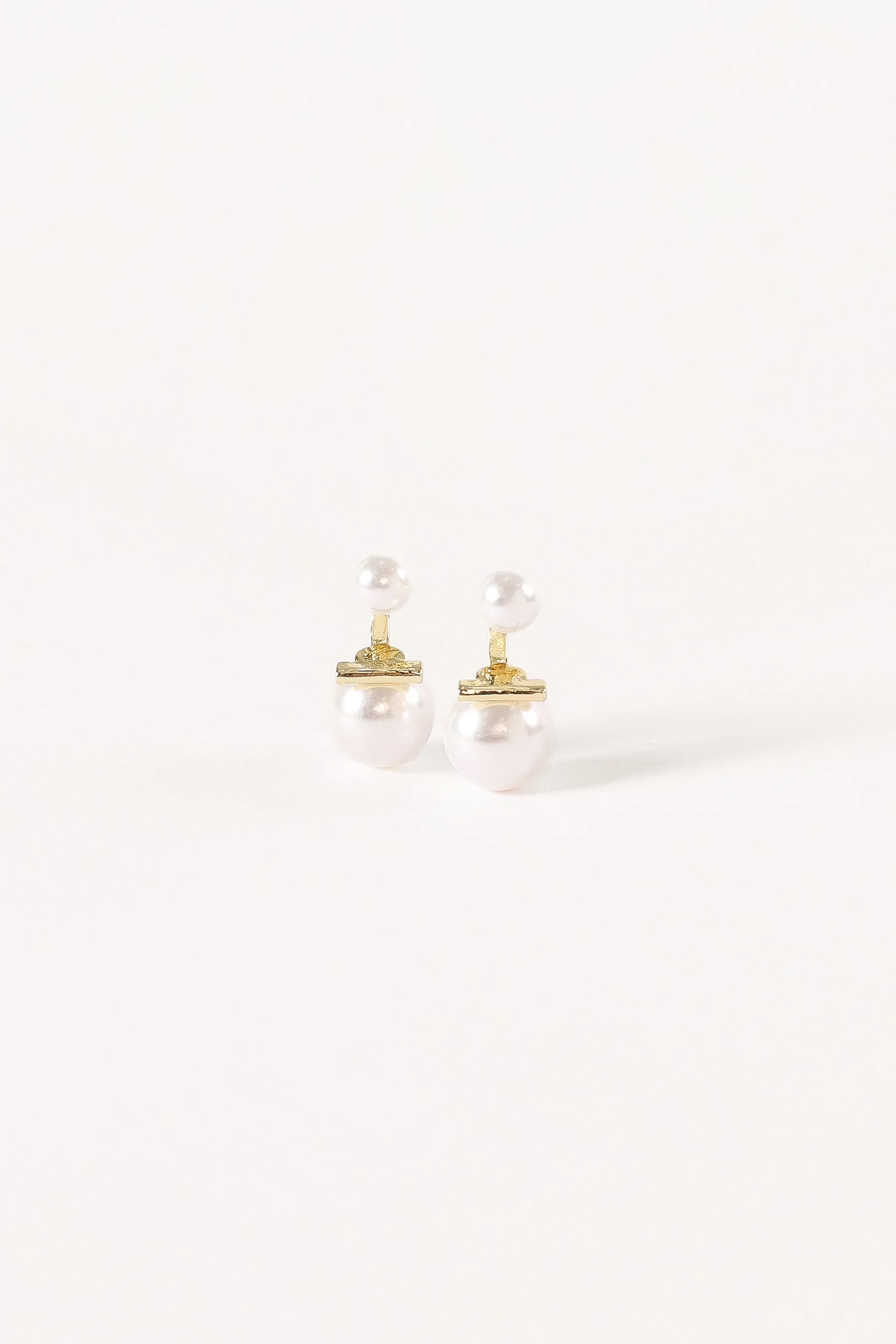Astrid Pear Earrings - Gold-Rgtroy