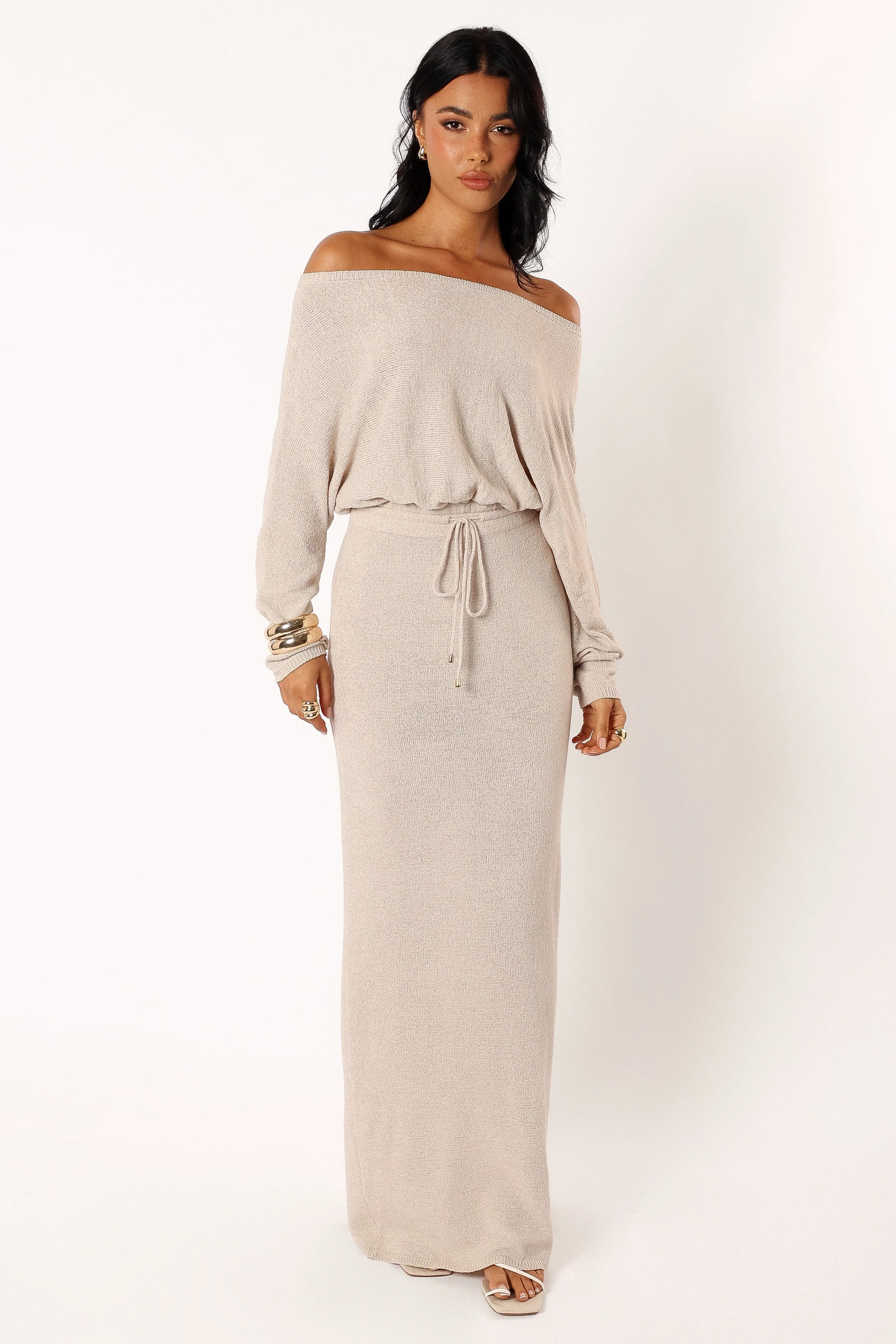 Florida Maxi Dress - Sand-Rgtroy