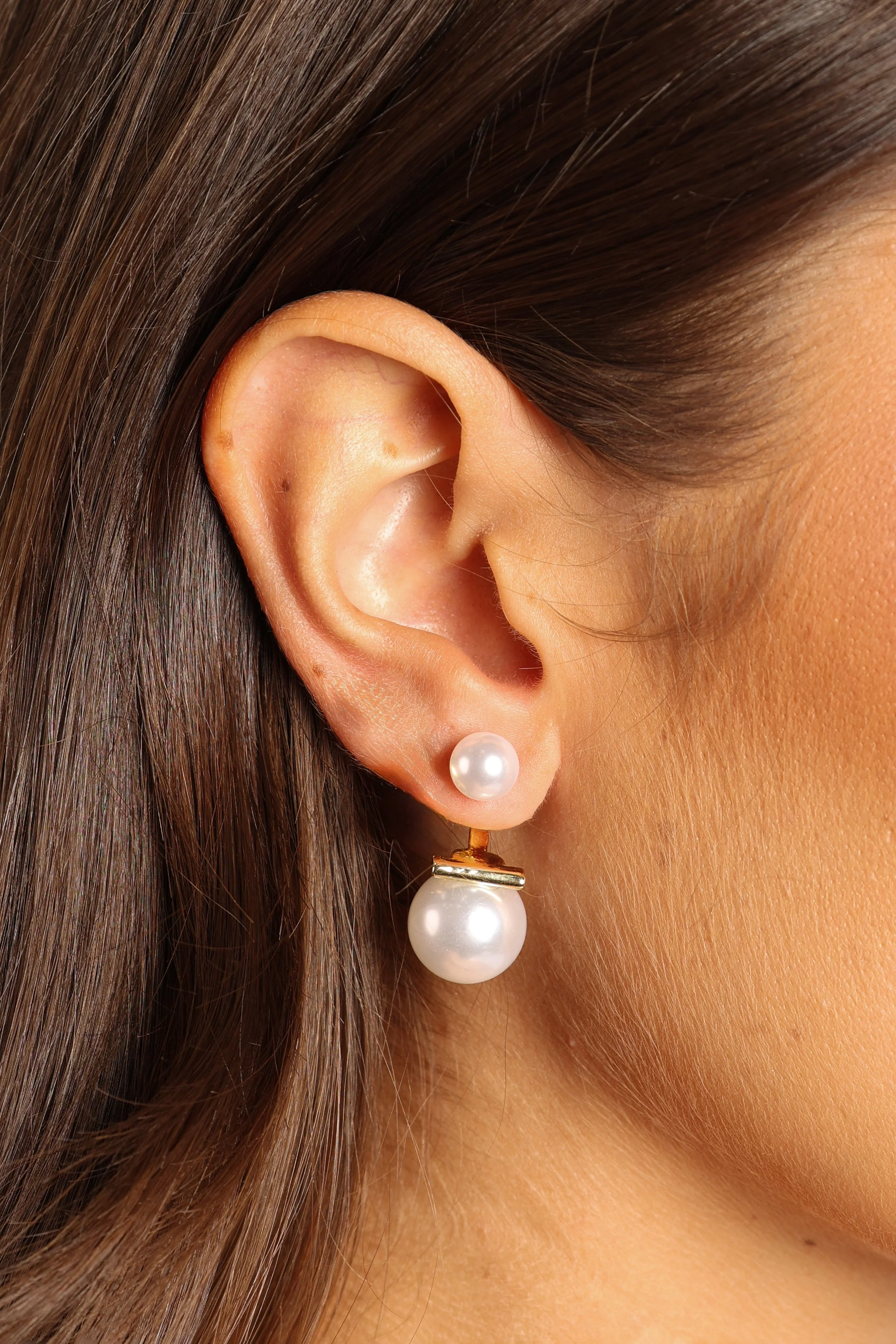 Astrid Pear Earrings - Gold-Rgtroy