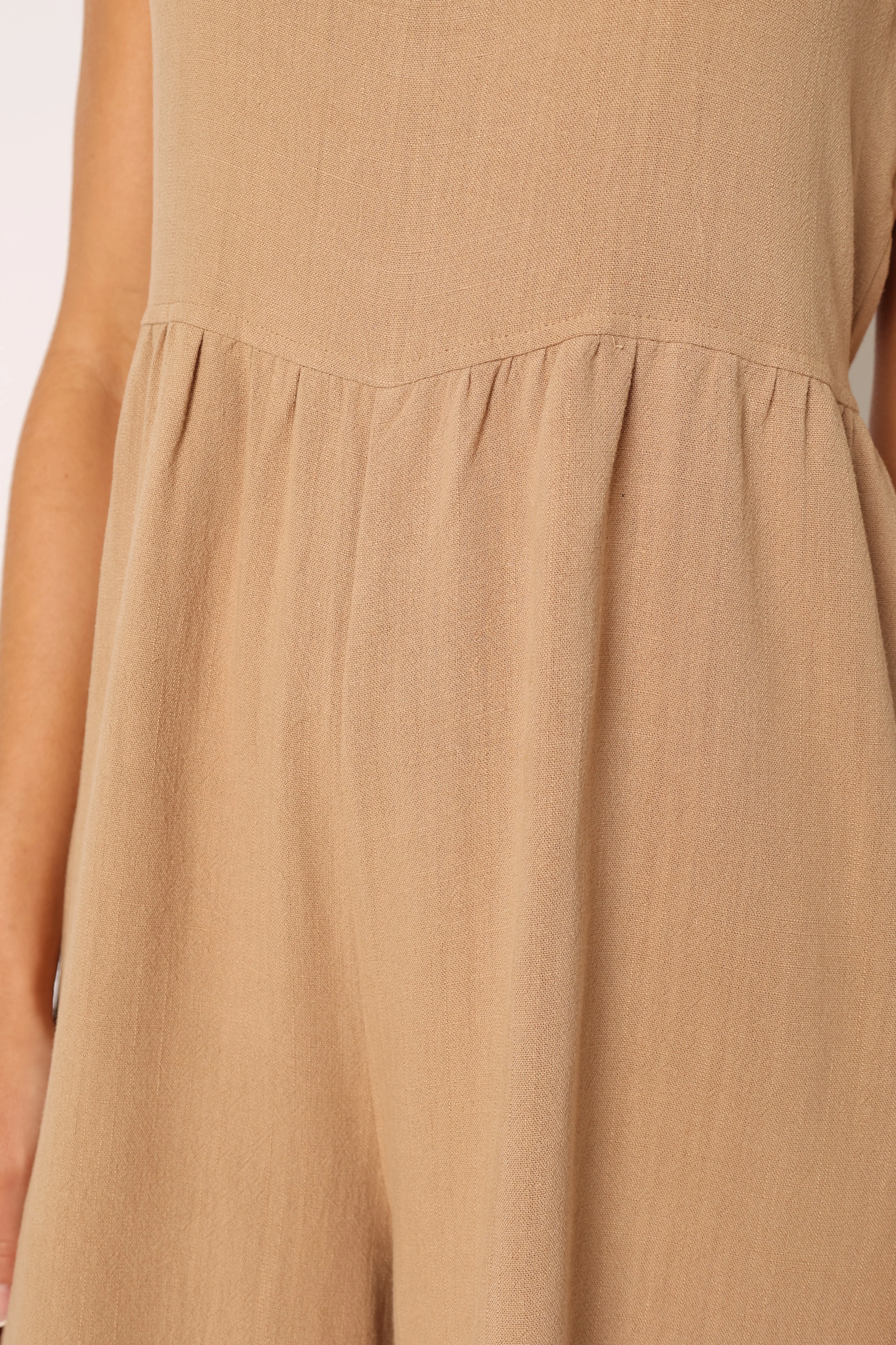 Ayla Linen Jumpsuit - Mocha-Rgtroy