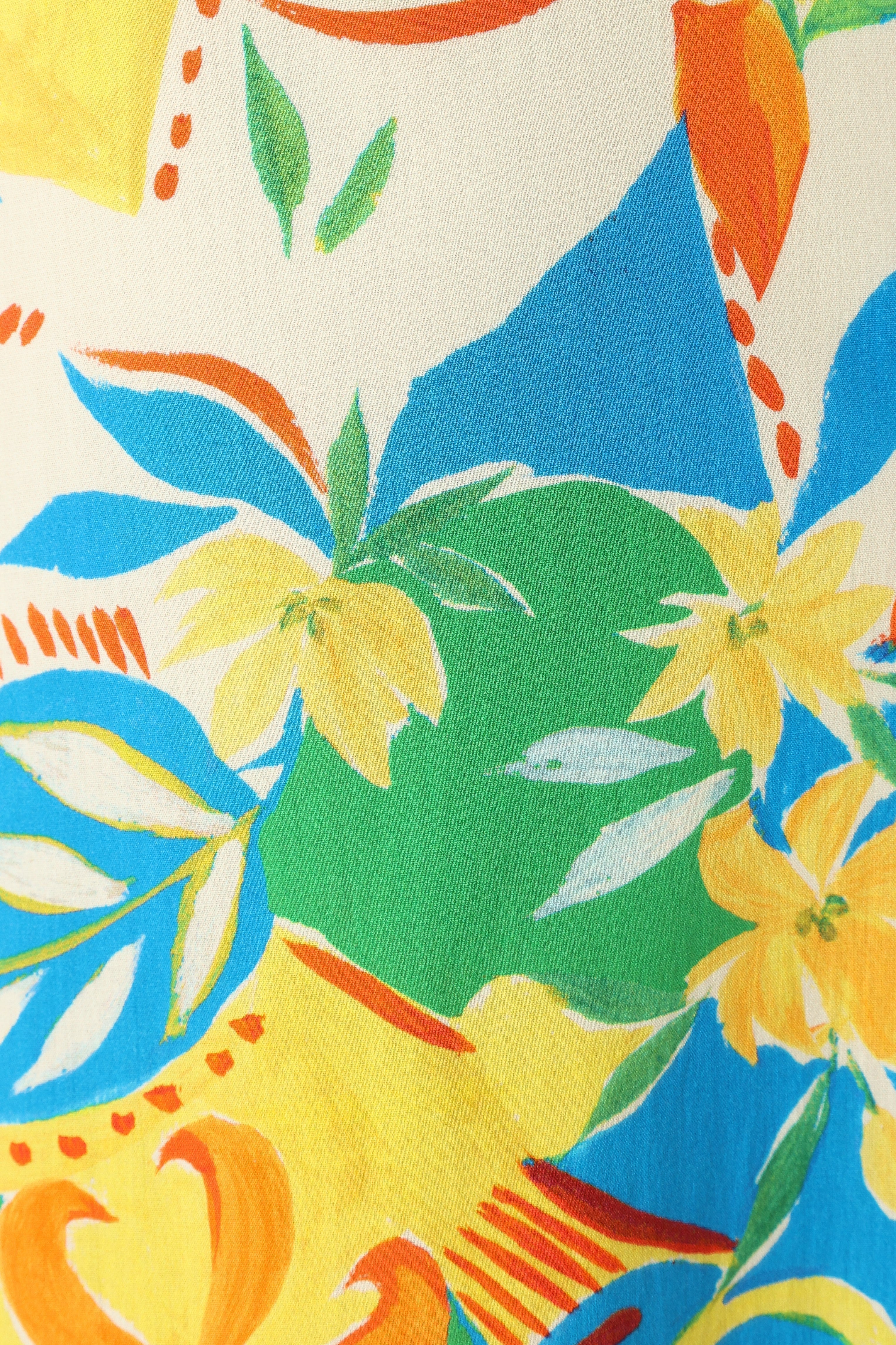 Harriet Strapless Midi Dress - Malta Print-Rgtroy