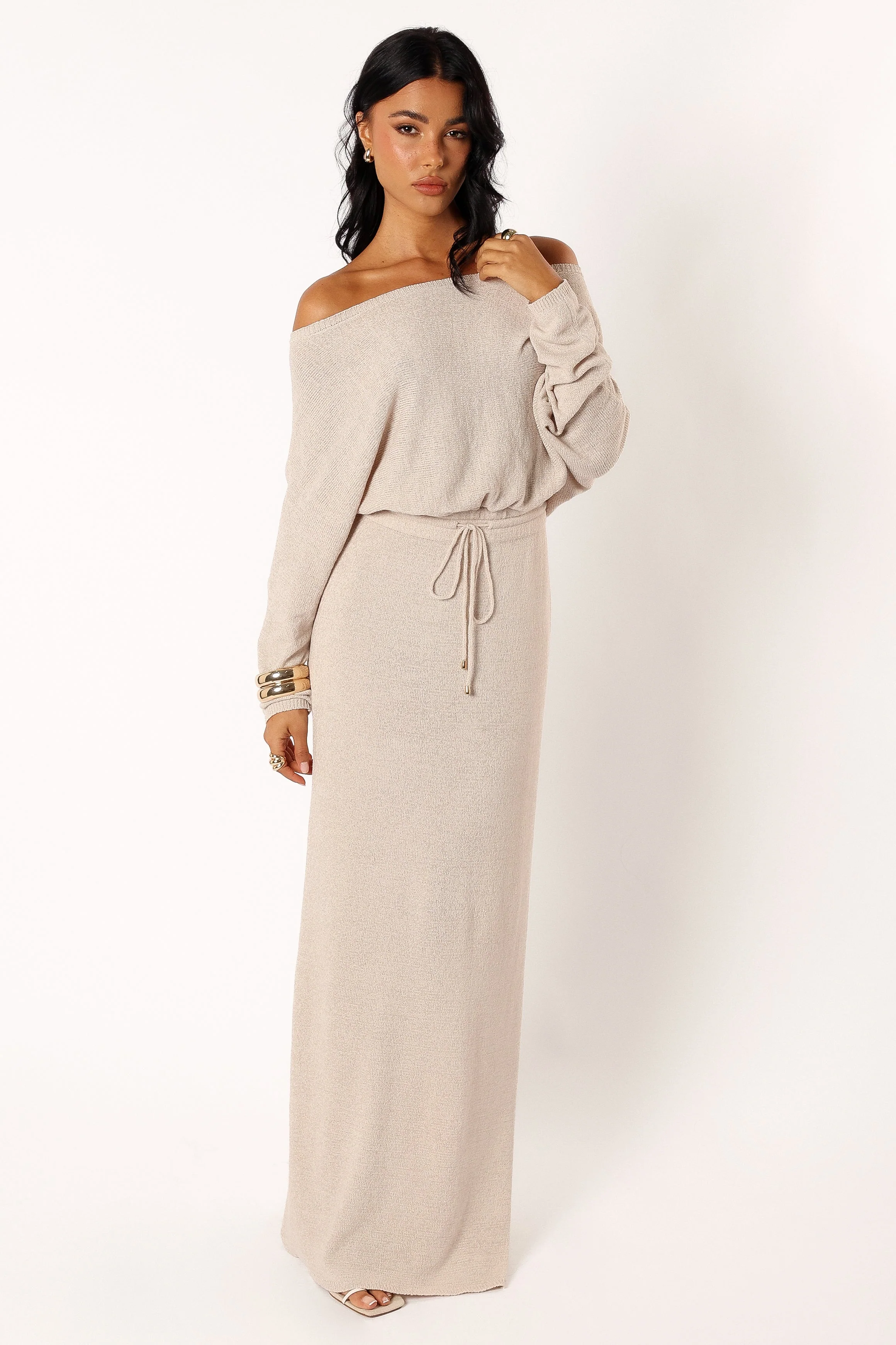 Florida Maxi Dress - Sand-Rgtroy
