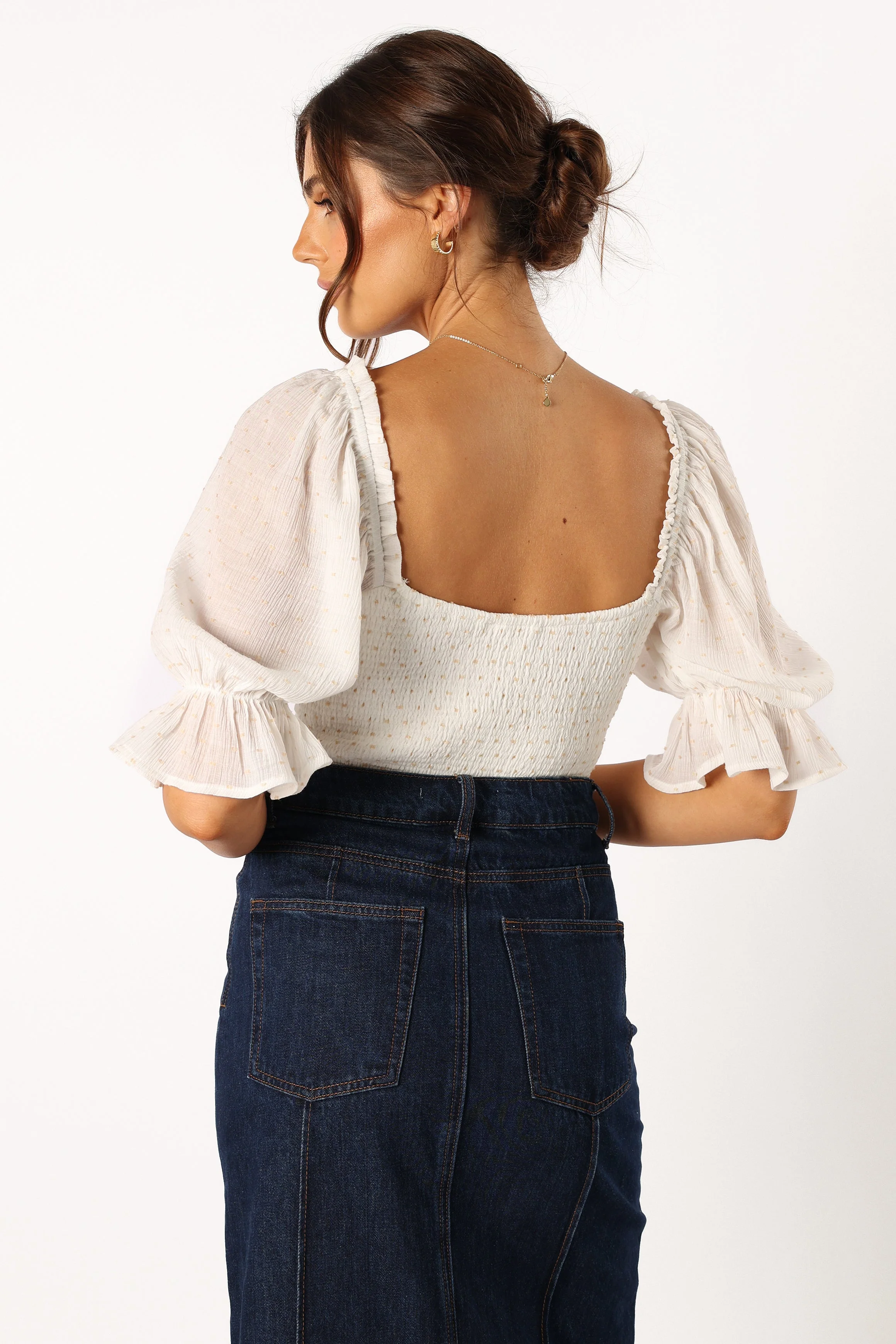 Lily Top - Ivory-Rgtroy