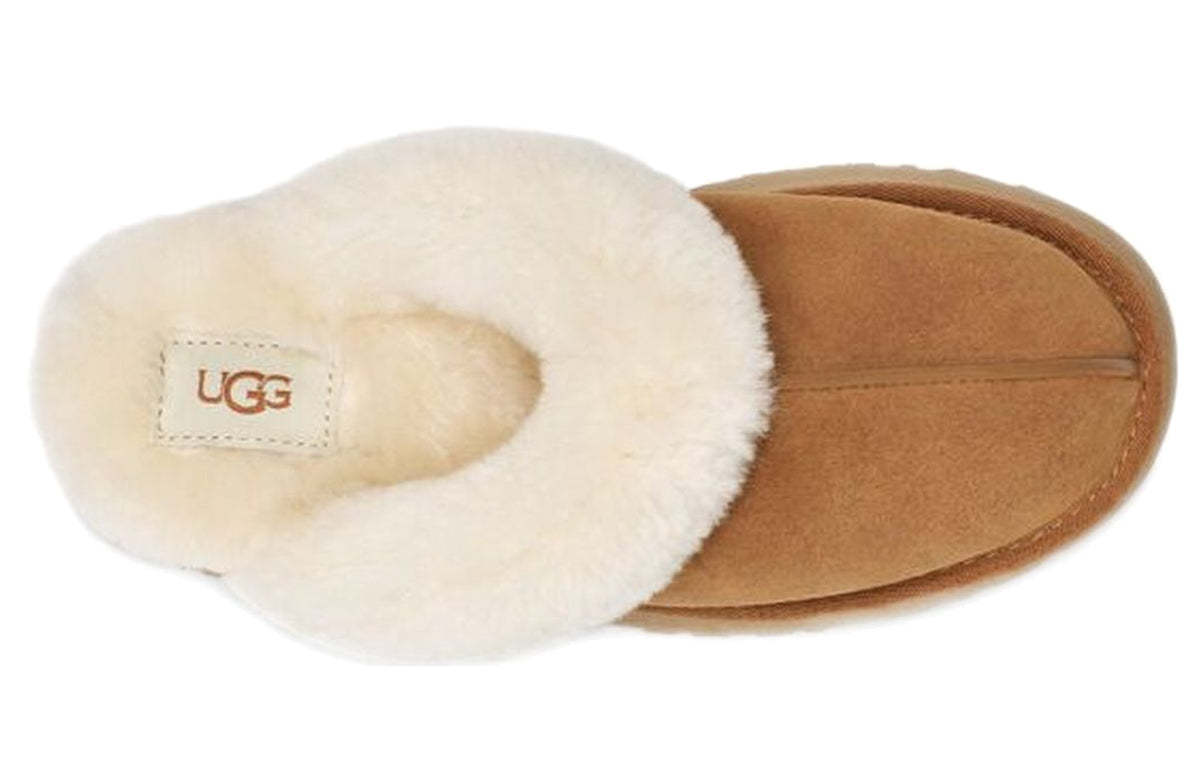 UkhjgGG Disquette Slippers 'Chestnut' 1122550-CHE