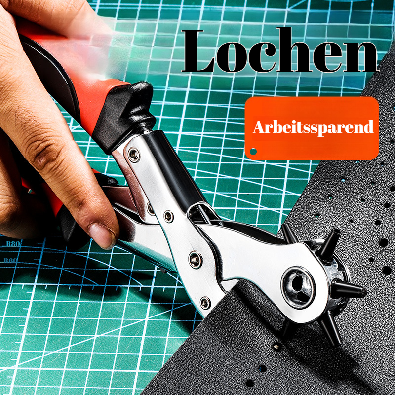 Gürtel-Lochzange im deutschen Design, arbeitssparend