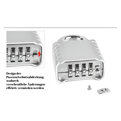 Großes regensicheres Zahlenschloss für Außentore, Lagerhallen und LKWs