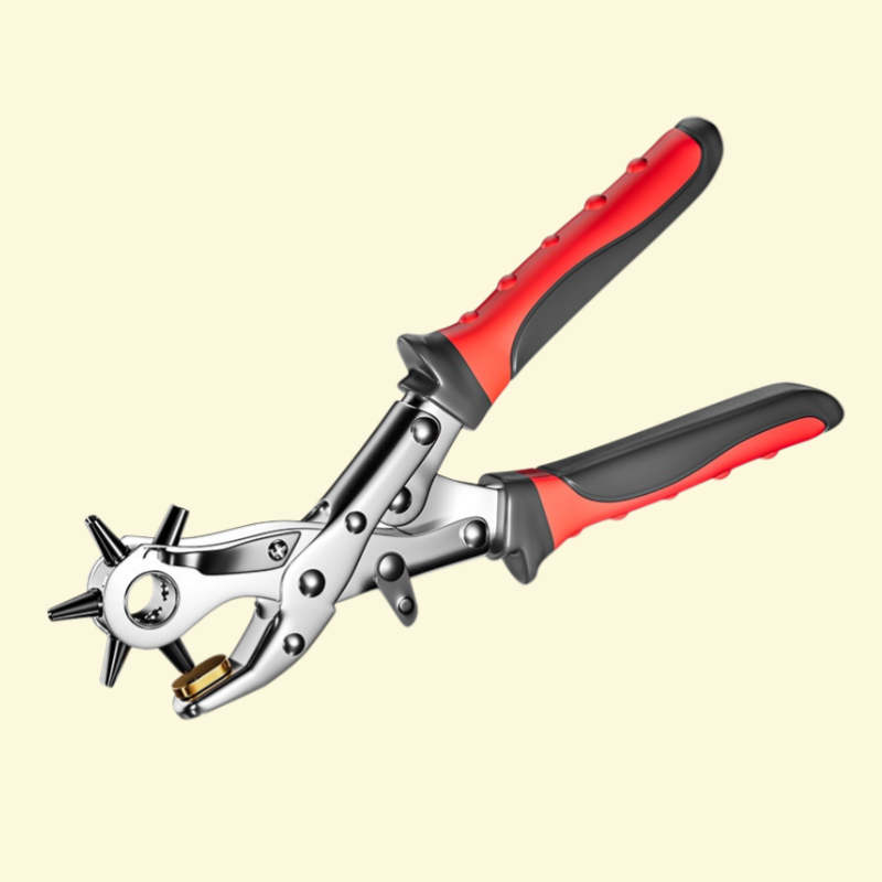 Gürtel-Lochzange im deutschen Design, arbeitssparend