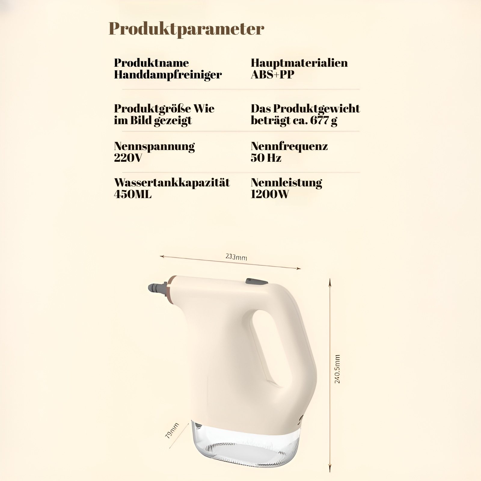 Hochtemperatur- und Hochdruckdampfreiniger