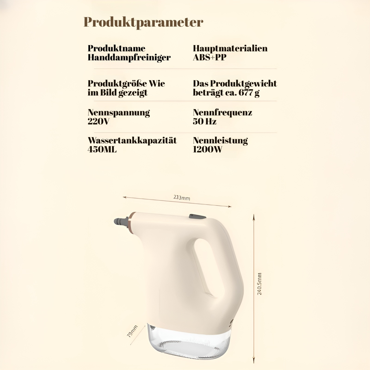 Hochtemperatur- und Hochdruckdampfreiniger