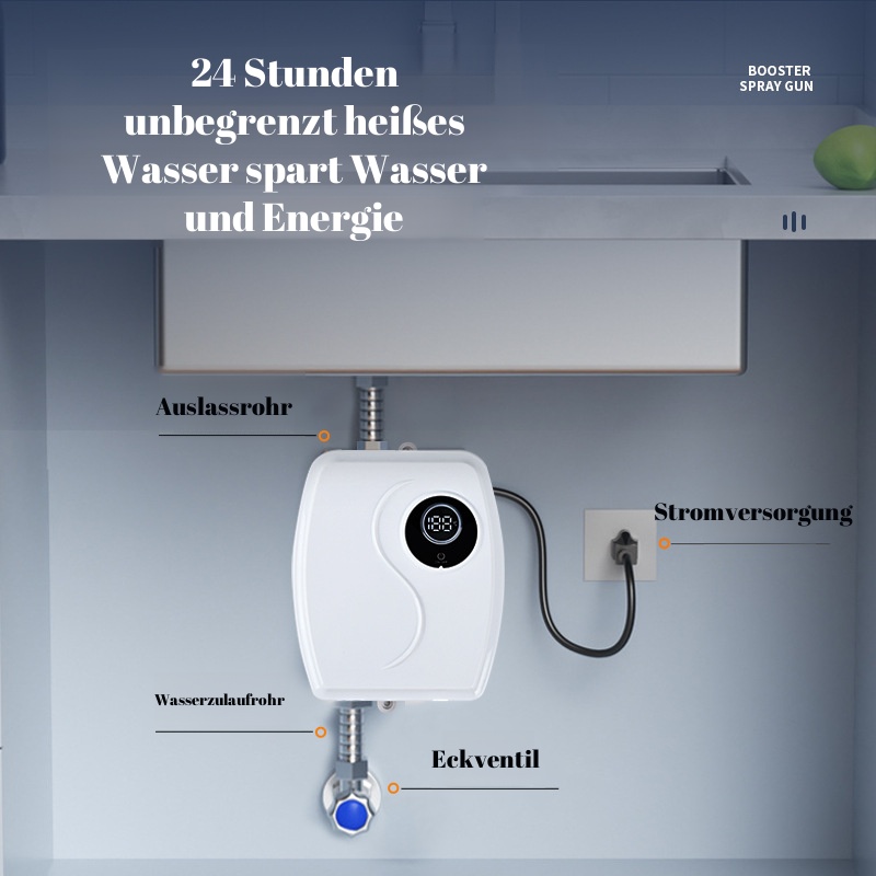 Elektrischer Durchlauferhitzer Küchen-Warmwasserbereiter Elektrischer Durchlauferhitzer