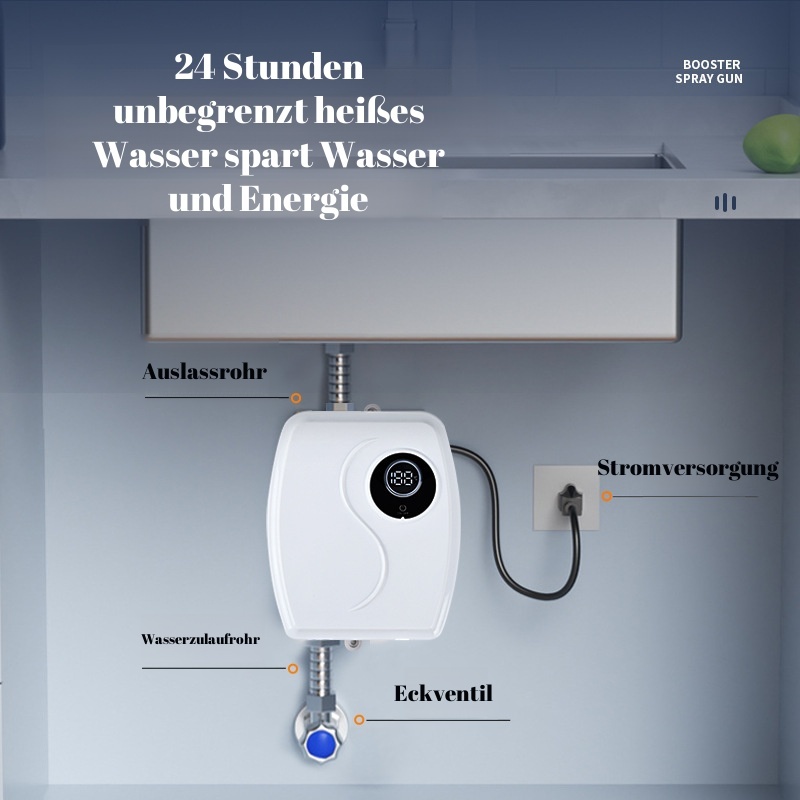 Elektrischer Durchlauferhitzer Küchen-Warmwasserbereiter Elektrischer Durchlauferhitzer