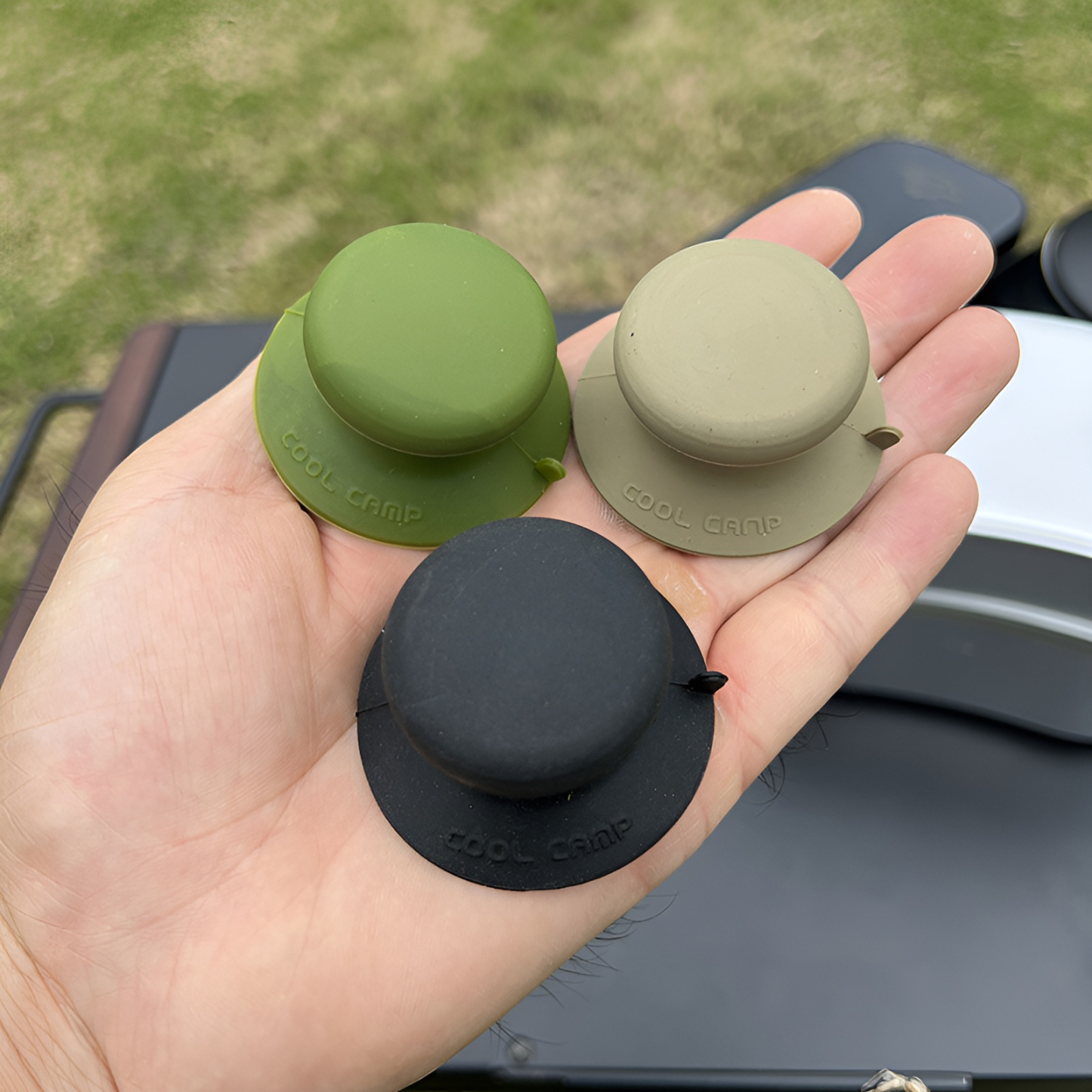 Multifunktionaler Topfdeckelgriff – Anti-Verbrühung, Silikon-Saugnapf, Handyhalter