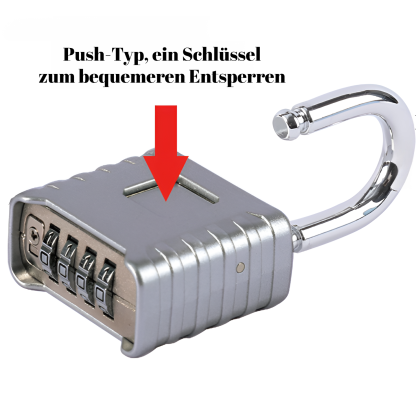 Großes regensicheres Zahlenschloss für Außentore, Lagerhallen und LKWs