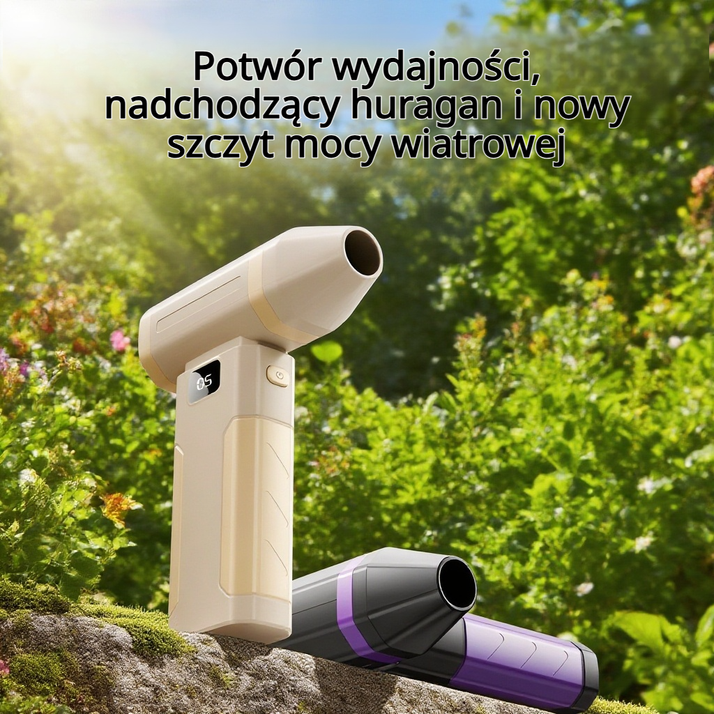 Potężna suszarka do włosów ręczna z turbiną, dmuchawa do czyszczenia kurzu samochodowego