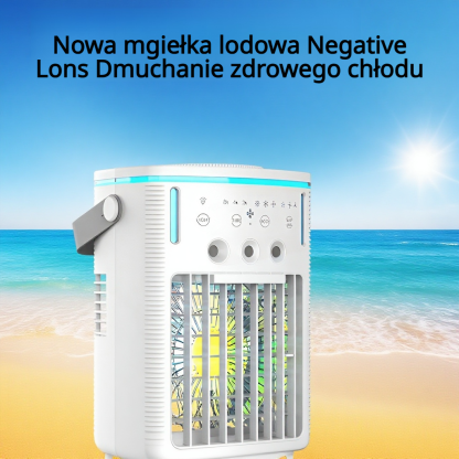 Mini chłodnica powietrza do domu z 1-litrowym zbiornikiem na wodę