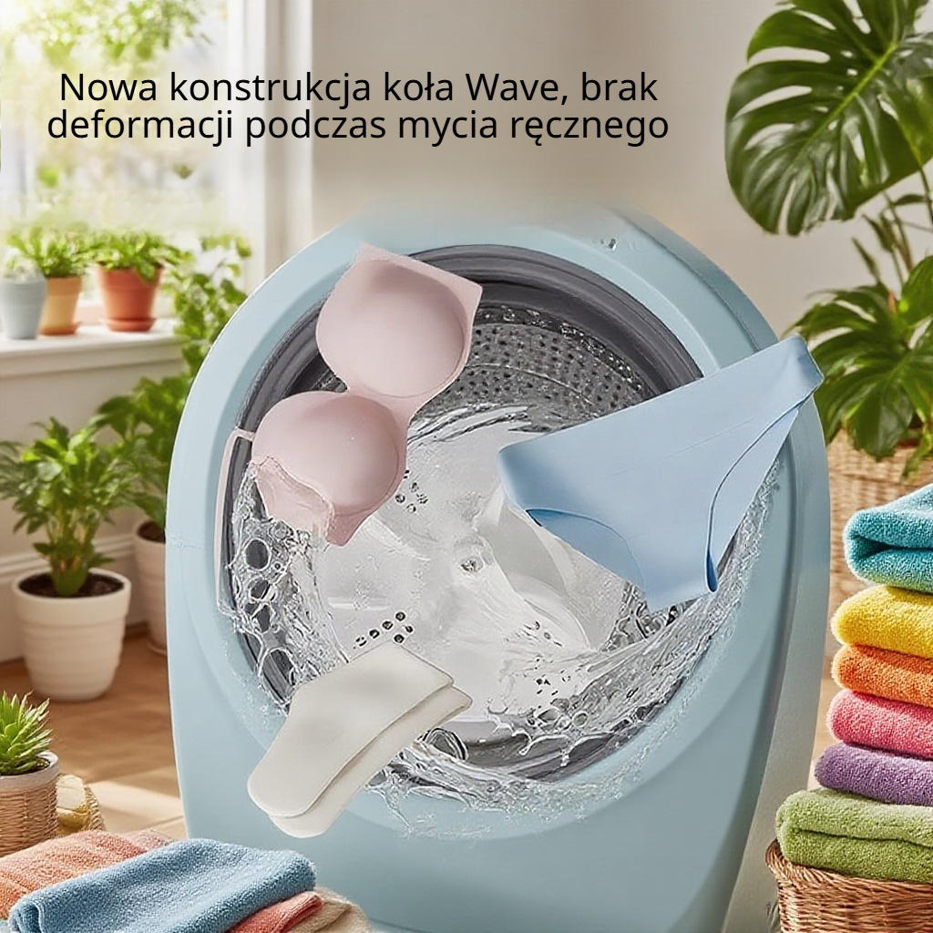 Cyfrowa przenośna pralka do bielizny, bezprzewodowa