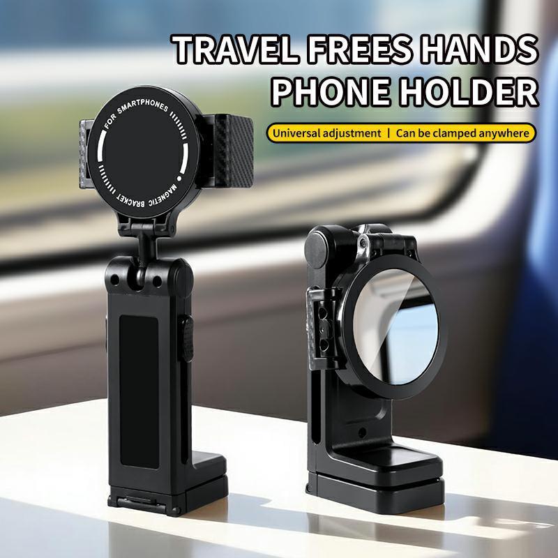 foldable Cell Phone Holder Cell Phone Holder stable and solid 360° rotation Travel Portable Cell Pho