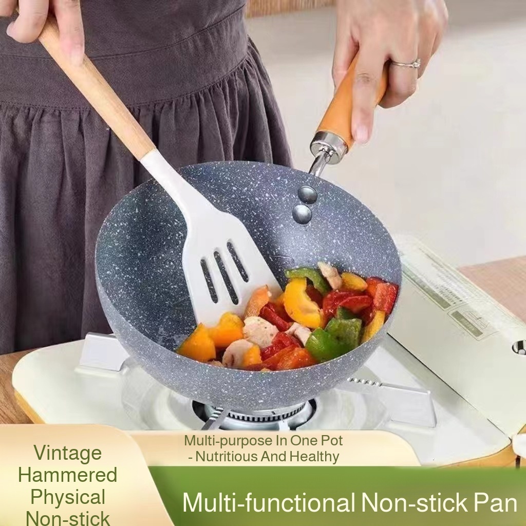 Extra thick wheat stone frying pan omelette pan Japanese kitchenware