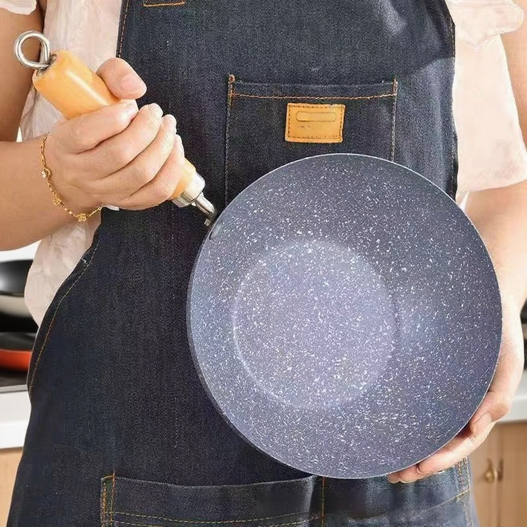 Extra thick wheat stone frying pan omelette pan Japanese kitchenware