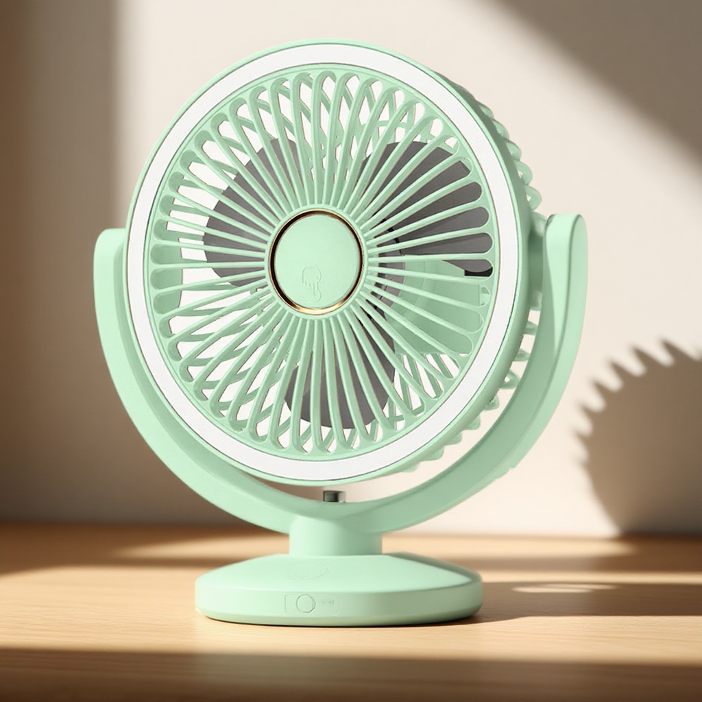 Desktop high wind USB rechargeable fan