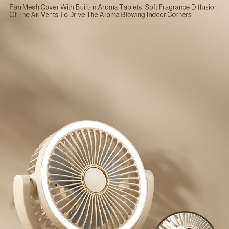 Desktop high wind USB rechargeable fan