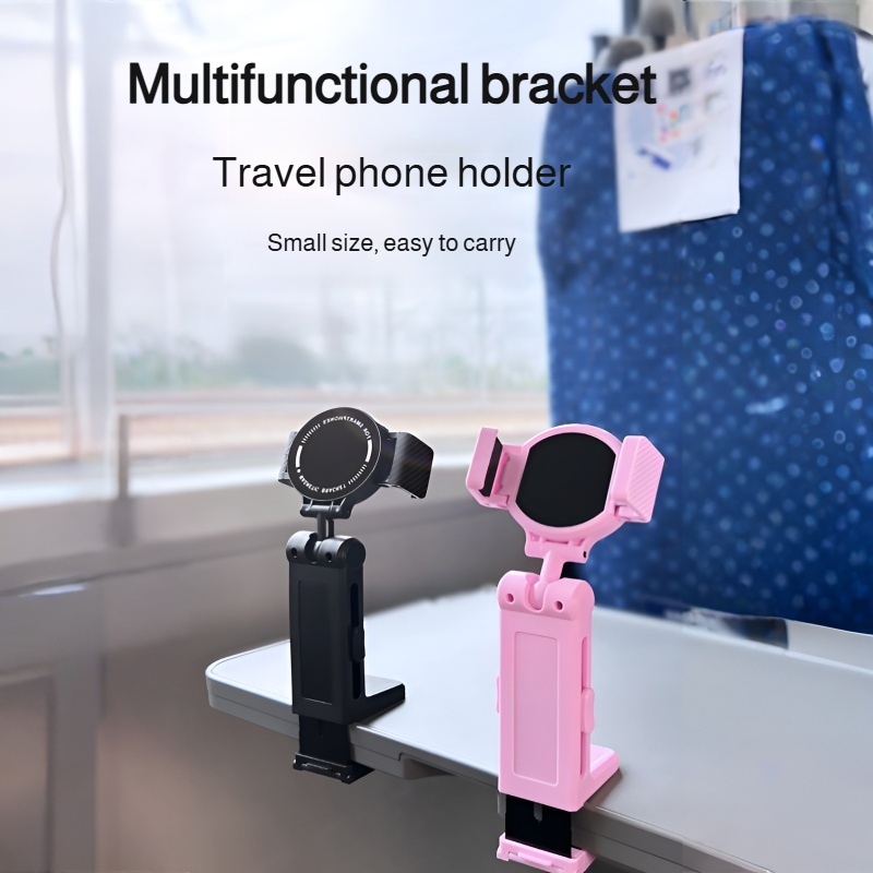 foldable Cell Phone Holder Cell Phone Holder stable and solid 360° rotation Travel Portable Cell Pho