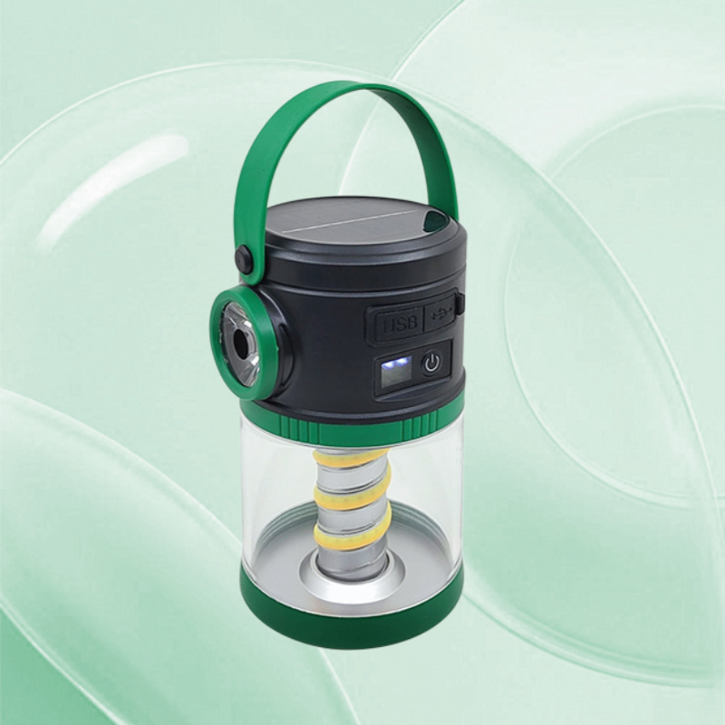 IntelliLight Solarpowered Camping Light with Power Display