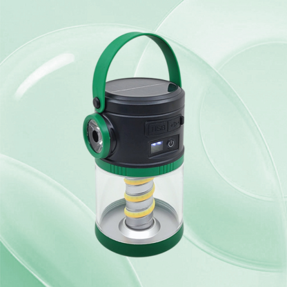 IntelliLight Solarpowered Camping Light with Power Display