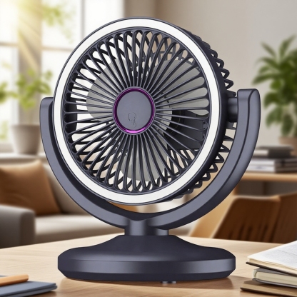 Desktop high wind USB rechargeable fan