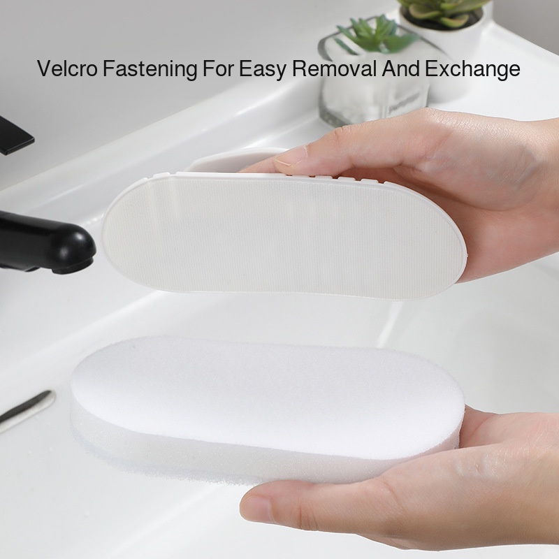 Washable Bathroom brush Tile Brush decontamination Sponge wipe Easy to disassemble and replace Scrub
