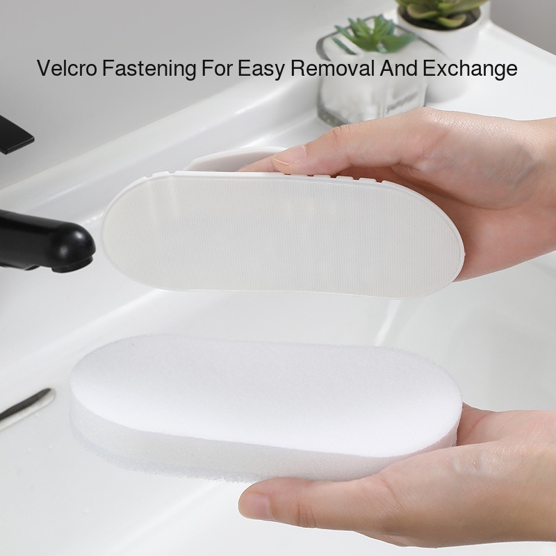 Washable Bathroom brush Tile Brush decontamination Sponge wipe Easy to disassemble and replace Scrub