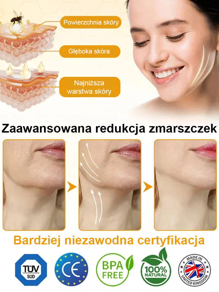Japońskie Serum Pod Oczy z Głowicą Masującą | Redukuje Zmarszczki i Worki | Koncentrat Ziołowy ✨