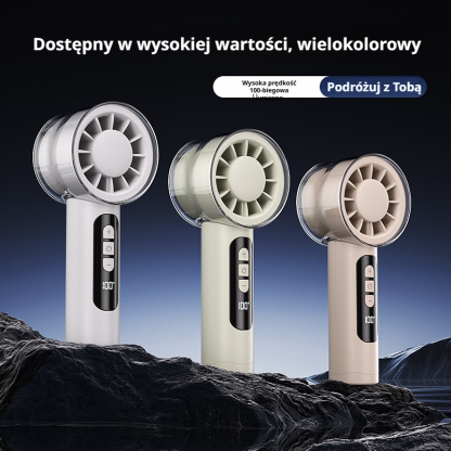 Wentylator ręczny o dużej prędkości – mini wentylator do akademika