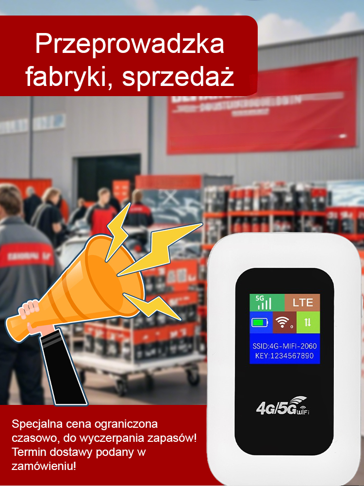 【Dożywotnie aktualizacje wliczone w cenę 】Przenośne Wi-Fi-Ciesz się zawsze i wszędzie-Dostępna w całej