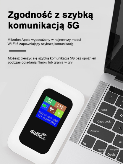 【Dożywotnie aktualizacje wliczone w cenę 】Przenośne Wi-Fi-Ciesz się zawsze i wszędzie-Dostępna w całej