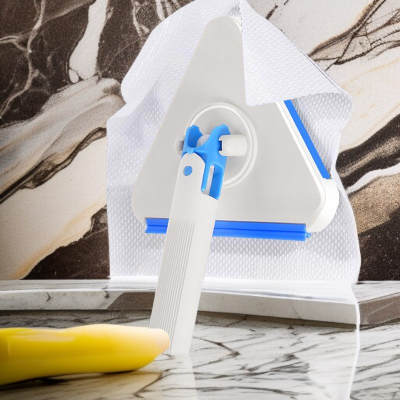  Mop trójkątny z klipsem, ręcznik do twarzy do czyszczenia toalety i ścian