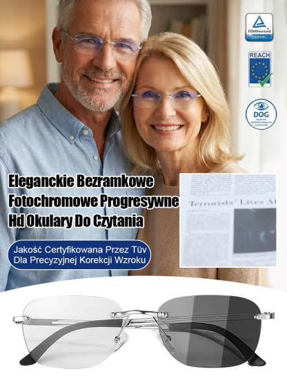 Niemieckie Okulary Samoregulujące z Płynnym Autofokusem👓Szwajcarski TR90 i Powłoka Anty-Para✨Ochrona Niebieskiego Światła🇩🇪 Likwidacja Magazynu Granicznego