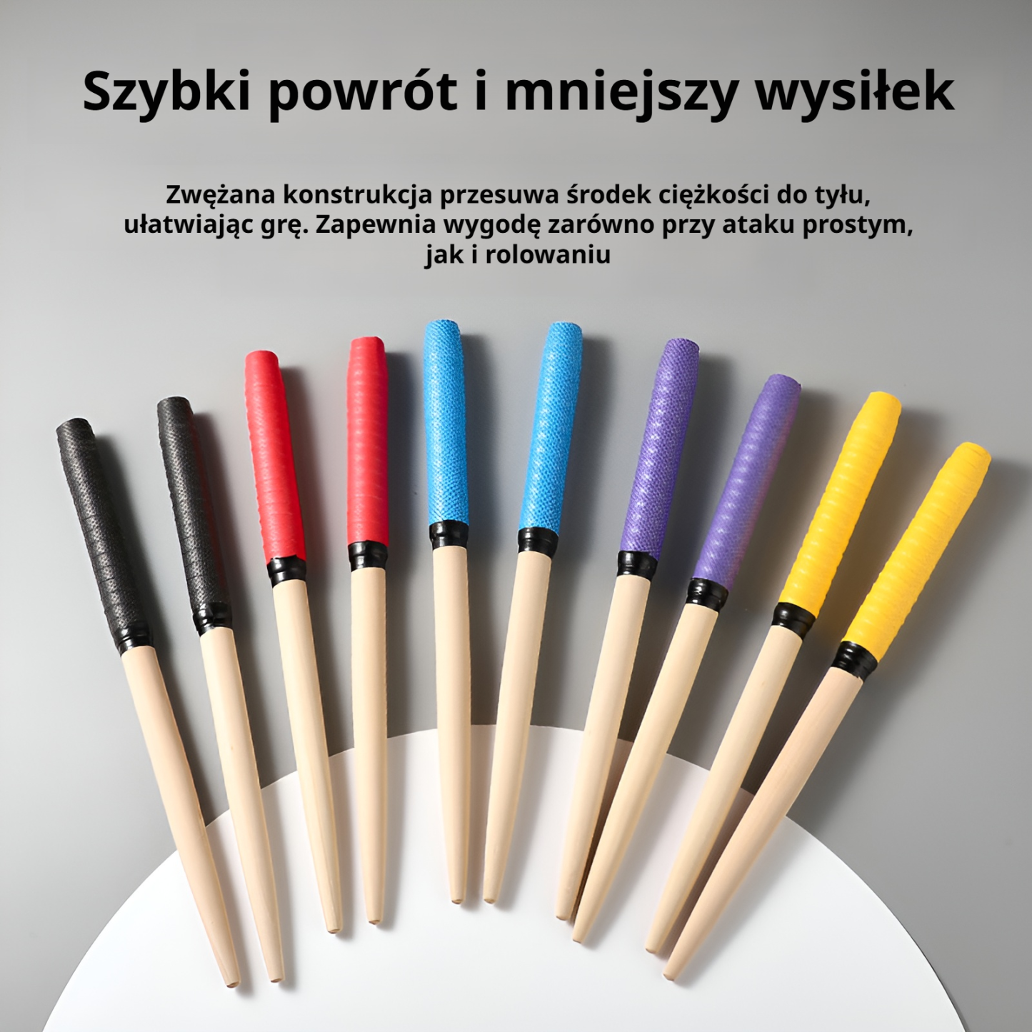  Pałeczki do bębna Taiko z drewna bukowego