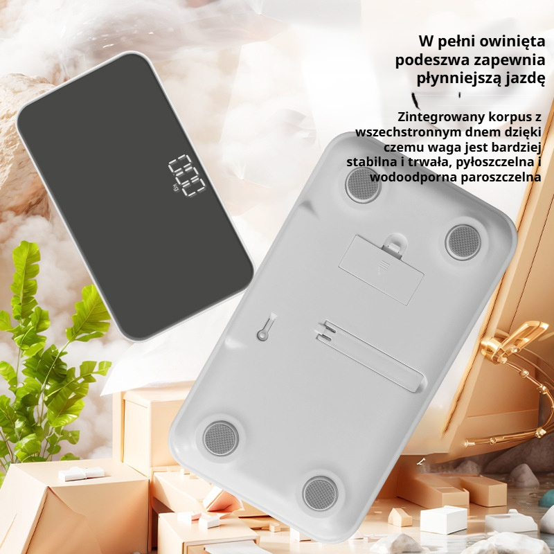 Mini elektroniczna waga domowa do pomiaru masy ciała i tłuszczu